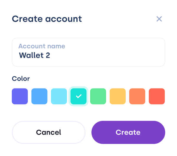 Manage wallet